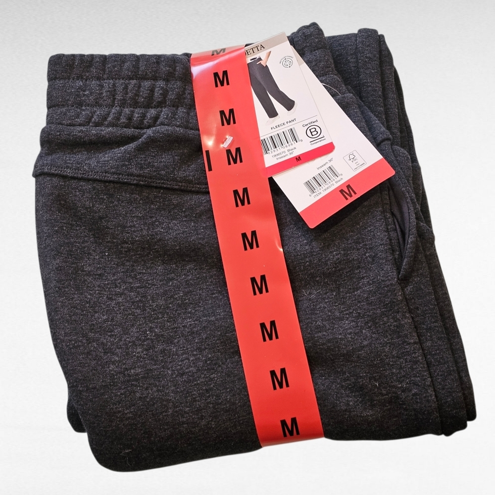 Mondetta Black Fleece Pants Size Medium
